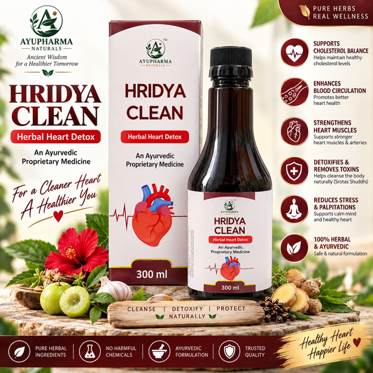 Ayupharma Naturals Hridaya Clean – Ayurvedic Proprietary Medicine | 300 ml