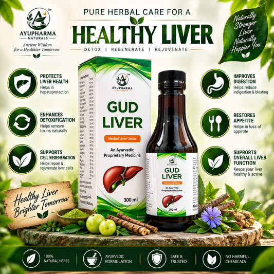 Ayupharma Naturals GUD LIVER – Ayurvedic Proprietary Medicine | 300 ml